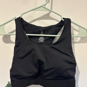 Senita Athletics Black Sports Bra